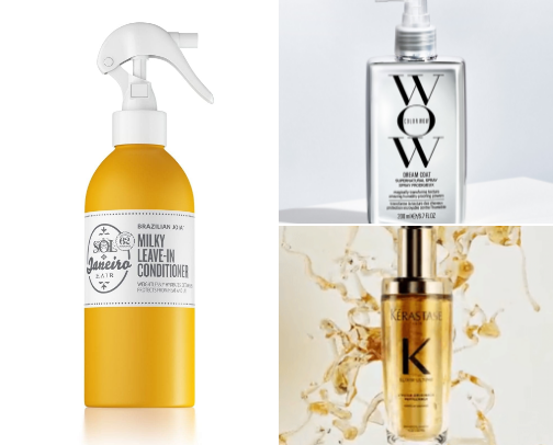 hair recs for the girls who alternate between curly/blowout 🎀 cover photo collage