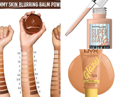 A baddie on a budget- My favorite drug store makeup recs cover photo collage