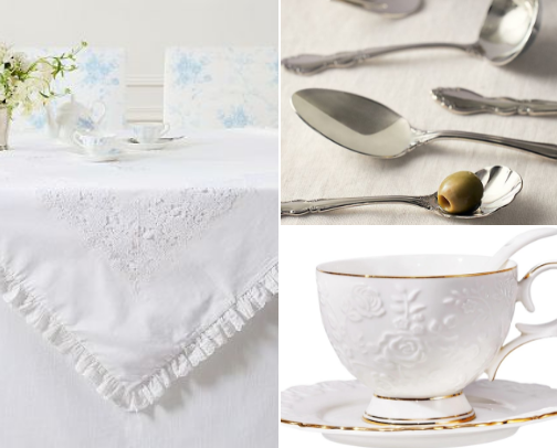 A Southern Belle’s dining room cover photo collage