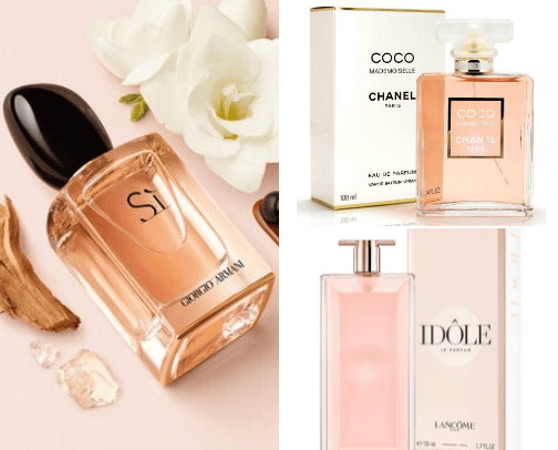 Fragrances for her🌷 cover photo collage