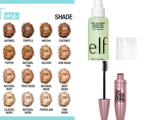 Everyday makeup faves on a budget! cover photo collage