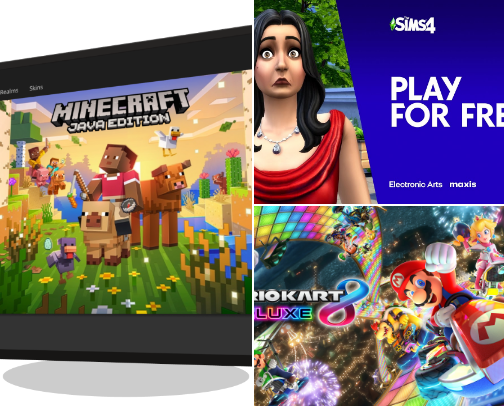 Games! cover photo collage