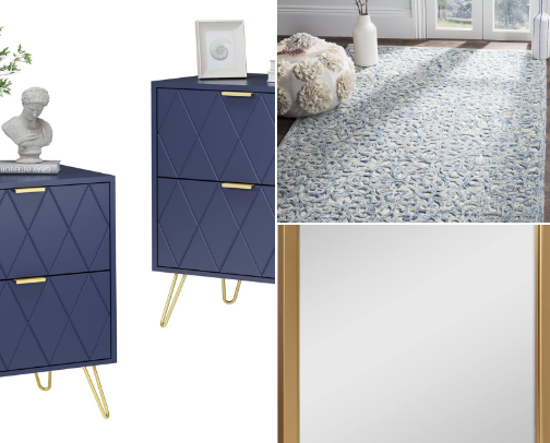 Amazon apartment decor! cover photo collage