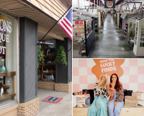 my fav thrift/consignment stores cover photo collage
