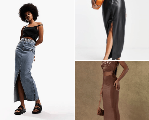Must have skirts for 2023 cover photo collage