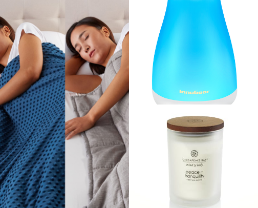 My Go-To Self-Care & Stress Relief Essentials for Instant Calm cover photo collage