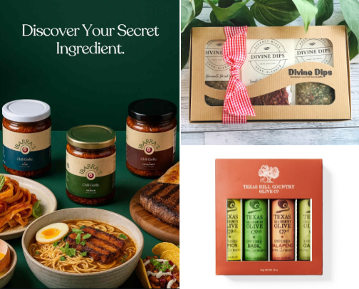 Gourmet Finds for Flavor Lovers cover photo collage