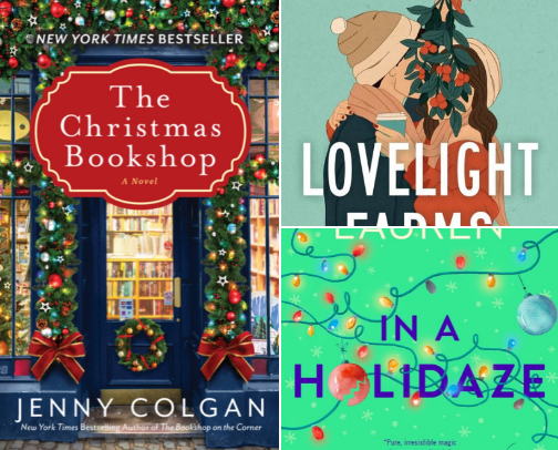 Books for winter from Bookshop! cover photo collage