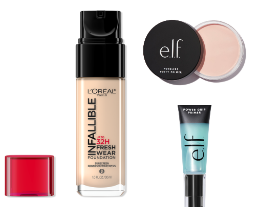 drugstore makeup buys cover photo collage
