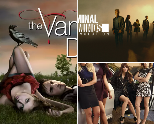 My favorite tv shows cover photo collage