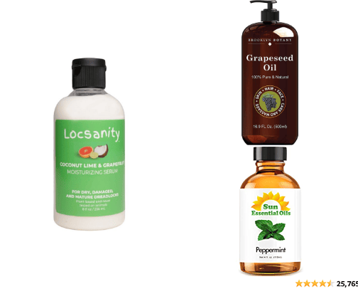 Hair care products I enjoy cover photo collage