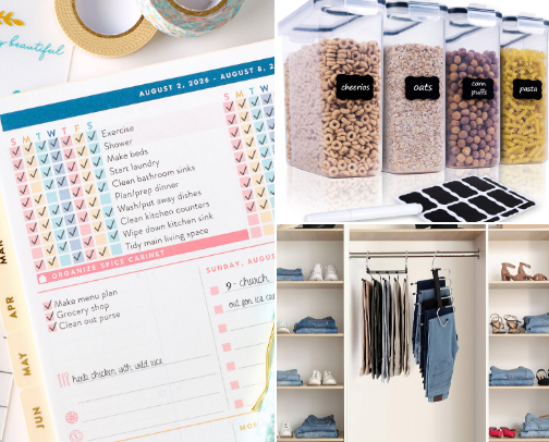 Things that help me stay organized ✨ cover photo collage