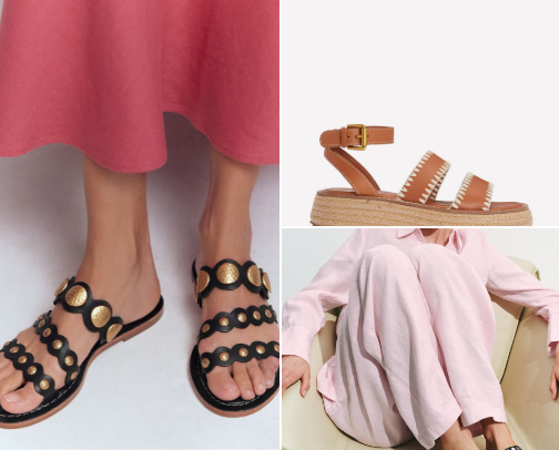 sandals cover photo collage