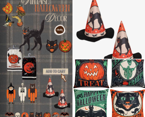 The Best Vintage Halloween Decor! 🎃✨ cover photo collage