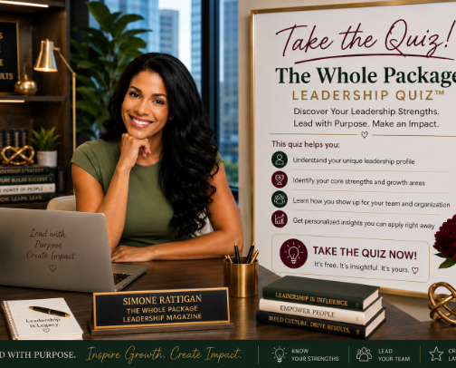 Take The Career Quiz | Leadership cover photo collage