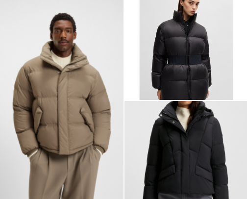 BOSS Winter Collection 2025 ❄️ cover photo collage