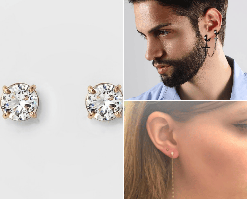 Earrings 💥Silver & Gold & Kids-Shop now and shine bright! cover photo collage
