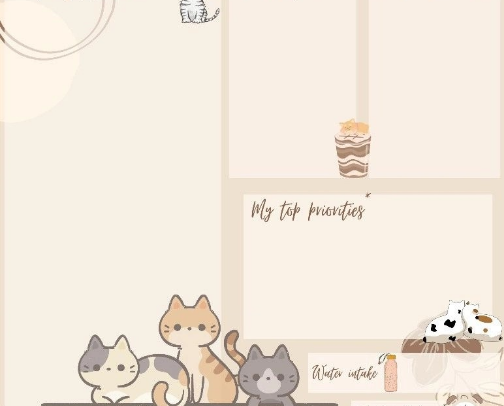 Collection of must have planner templates cover photo collage