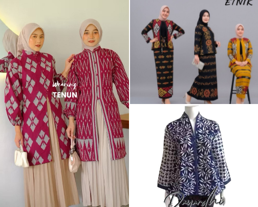 Modern Batik Tunik cover photo collage