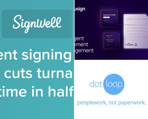 Top 5 E-Signature Tools for Real Estate Contracts (2026) cover photo collage