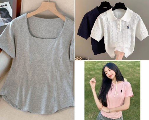 Kaos wanita cover photo collage