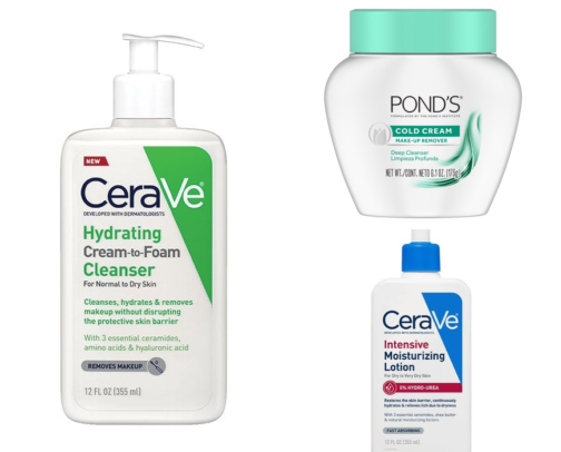 my skincare routine cover photo collage