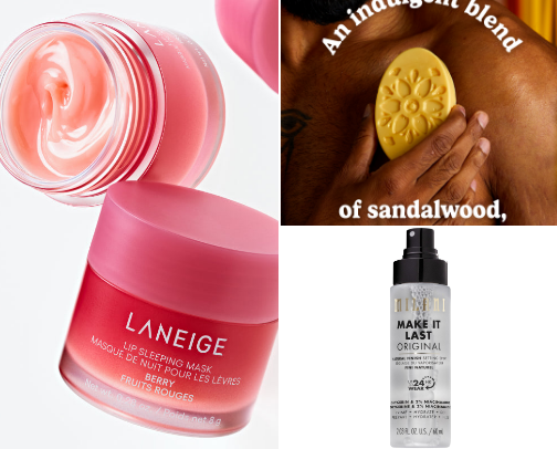 My favorite beauty recs cover photo collage