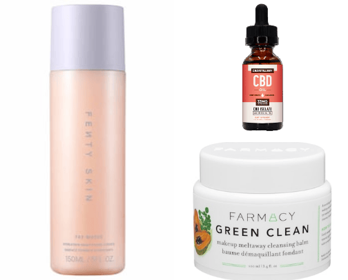 Skincare cover photo collage