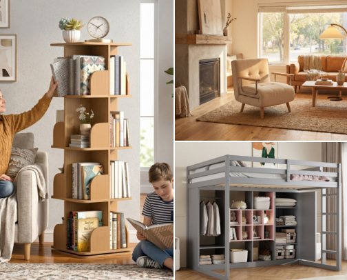 Small space magic cover photo collage
