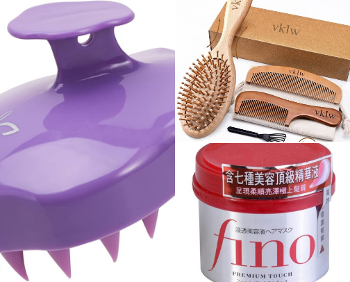 My top hair products cover photo collage