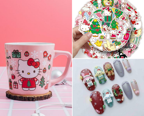 Get In The Holiday Spirit With These Sanrio Christmas Finds cover photo collage