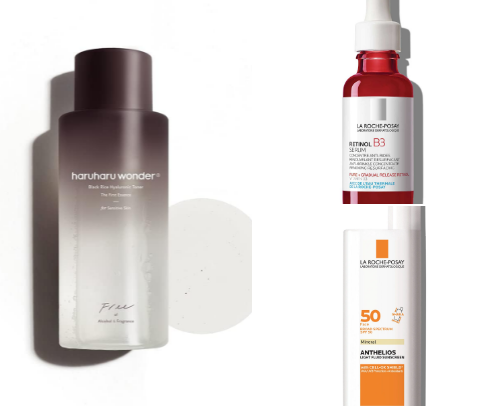 skin care cover photo collage