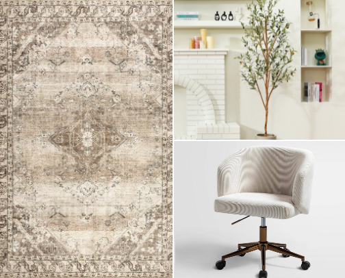 Cute & Cozy At Home Office ✨ cover photo collage