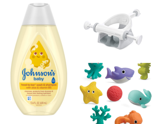 Baby Bath Time Faves cover photo collage