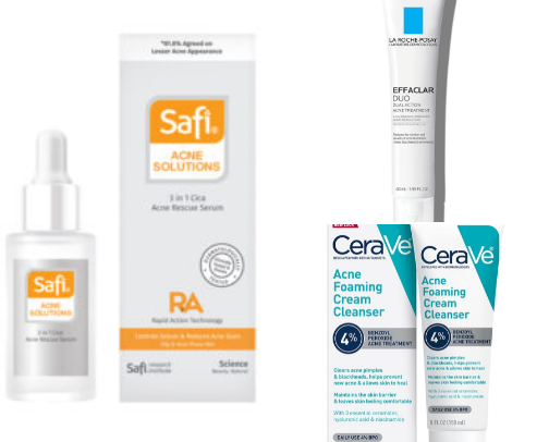 Best Skincare for Acne-Prone Skin cover photo collage