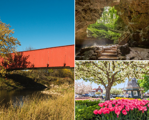 🌽 15 Must See Places in Iowa 🌽 cover photo collage