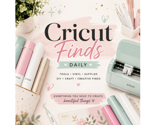 Cricut Finds Daily cover photo collage