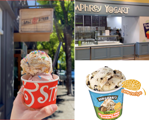 My favorite dairy free and vegan ice cream in Los Angeles cover photo collage