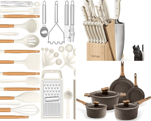 Kitchen essentials! 🍽️ cover photo collage