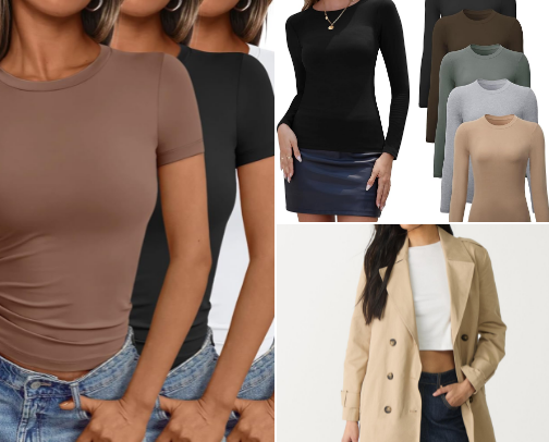 Wardrobe basics cover photo collage