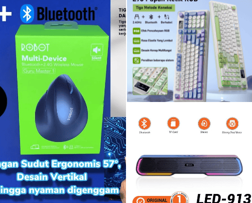 Perlengkapan Elektronik Terkini cover photo collage