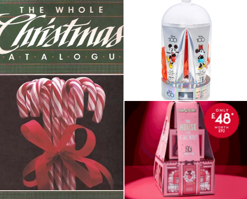 UK Christmas Shopping cover photo collage