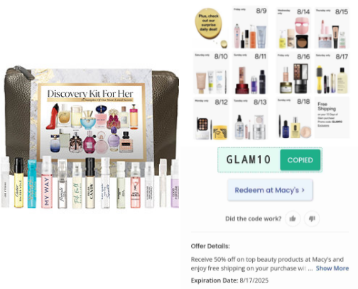 Macy's Deals and My Favorite cover photo collage
