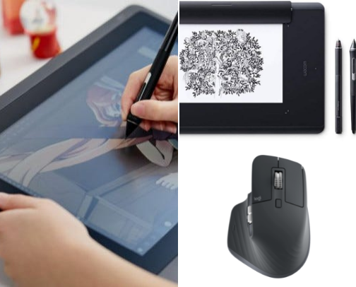 Best Graphic Design Hardware & Workspace Essentials cover photo collage