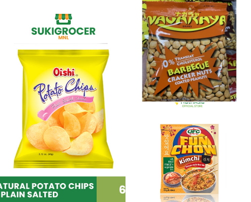 Trending food products in Shopee that I repeatedly buy cover photo collage