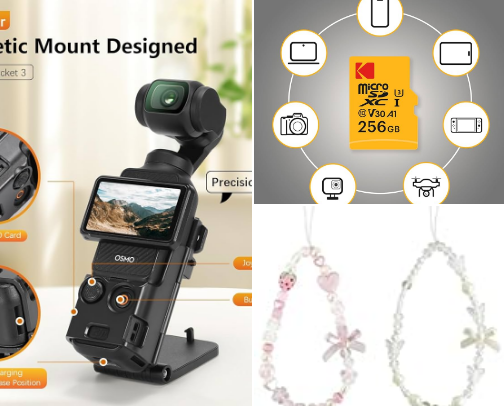 DJI Pocket 3 Accessories cover photo collage