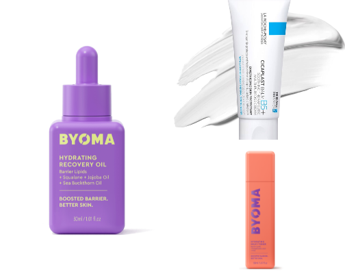 My Sensitive Skin Barrier Cold Weather Routine- cover photo collage