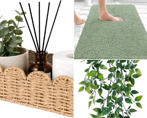 COZY Bathroom Finds cover photo collage