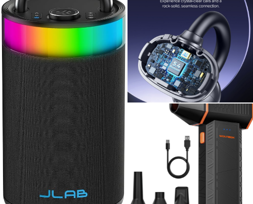 Electronics that useful for daily life cover photo collage