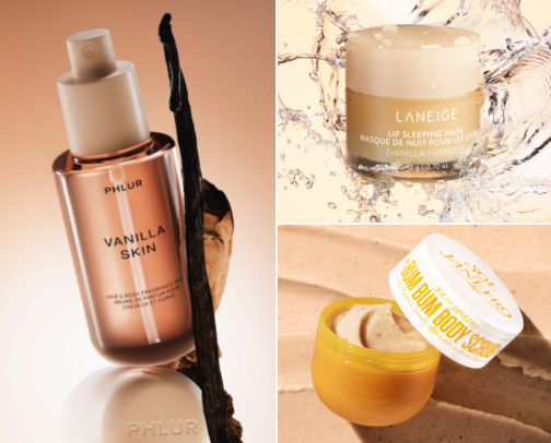 Top vanilla products🌼 cover photo collage